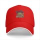 Black baseball cap with Bloody Burger monster graphic print