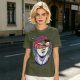 Olive T-Shirt With Classical Bust Ramen Bowl Art Print