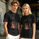 Olive T-Shirt with Chewbacca Drinking Boba Graphic