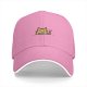 Black Baseball Cap With Cute Tabby Cat Grooming Print