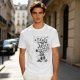 Olive Graphic T-Shirt With 'Damn Fine Coffee' Skull Mug Print