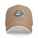 Black baseball cap with 'Give Me Coffee Or Give Me Death' skull graphic