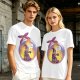 Olive Christmas Elf Ornament T-Shirt with 'This is Xmass' Print