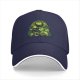 Black Baseball Cap with Maleficent Halloween Themed Print