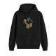 Black Hoodie with Ghostface Scream Fast Food Bucket Graphic