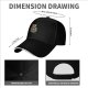 Black Baseball Cap With Christmas Wreath Cat Graphic And Food Text