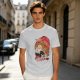 Olive T-Shirt With Ramen Skull Graphic Print