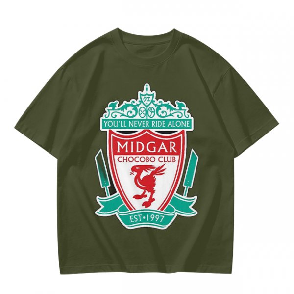 Midgar Chocobo Club You'll Never Ride Alone Graphic T-Shirt