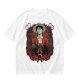 One Piece Luffy Graphic Print Olive T-Shirt