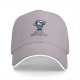 Black Baseball Cap With Cartoon Character Graphic Design