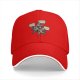 Black baseball cap with sloth nap and stress relief themed print