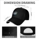 Black baseball cap with retro cassette tape 'I'm a Mess' graphic