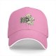 Black Baseball Cap With Live Laugh Love Skull Graphic