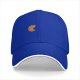Black Baseball Cap With Retro Pac-Man Graphic Design