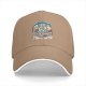 Black baseball cap with grumpy cat vacuuming cleaning design