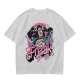 Olive Graphic T-Shirt with The Freak Hellfire Club Rock Print