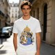 Disney Aladdin Princess Jasmine and Rajah Tiger Graphic T-Shirt