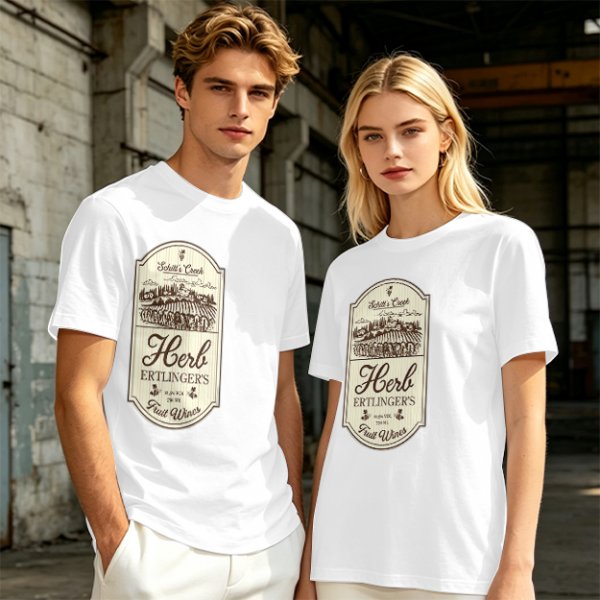 Herb Ertlinger's Fruit Wines Schitt's Creek Themed T-Shirt
