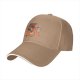 Black Baseball Cap With Funny Anatomy Of The Cat Graphic