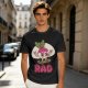 Olive T-Shirt With Rad Skating Radish Cartoon Graphic