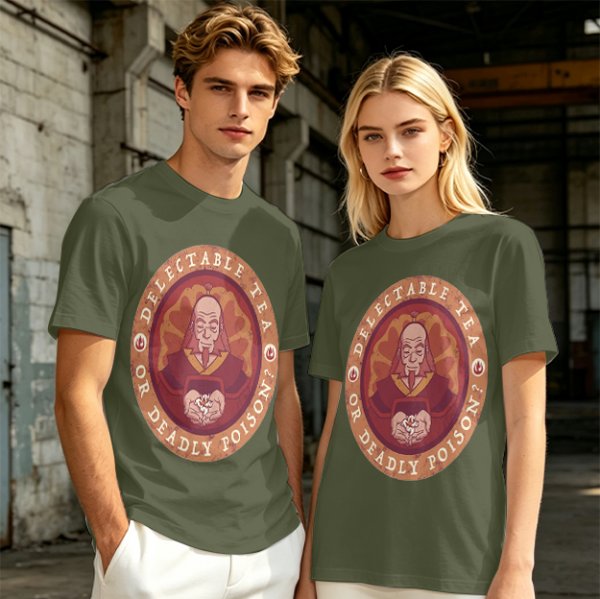 Unisex Graphic Tee Featuring Iroh Delectable Tea Or Deadly Poison Design