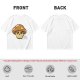 Olive Green T-Shirt With Cute Mushroom Skull Graphic