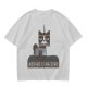 Olive T-Shirt with Grumpy Cat Lego Style 'Nothing Is Awesome' Print