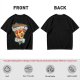 Olive T-Shirt With Pizza Slice 'Trapped In A Love Triangle' Print