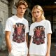 Olive Graphic T-Shirt Praise The Slice Pizza Demon Ritual Design