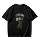 Olive green t-shirt with Carpe Beer grim reaper holding beer mug graphic
