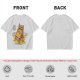 Olive T-Shirt With Cool Cat Lounging On Beach Chair Holding Drink