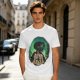 Attack on Titan layered silhouette graphic olive t-shirt