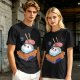 Olive T-Shirt With Sad Sushi Character Saying Thanks Chef Print