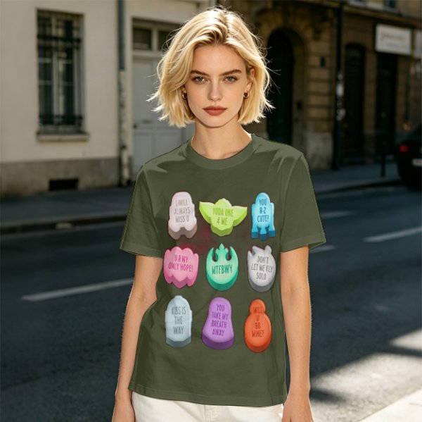 Star Wars Conversation Hearts Graphic Tee