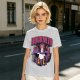 Olive Graphic T-Shirt Featuring Duckneto Superhero Duck Art