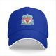Black baseball cap with Midgar football club crest print