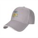 Black baseball cap with cheese and mice graphic print