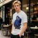 Olive T-Shirt Featuring Skeletor Lord of Destruction Graphic