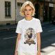 I Love Spooky Season Halloween Cat Ghost Graphic T-Shirt