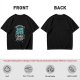 Olive t-shirt with 'Behind Every Game Over A Restart Awaits' gaming print