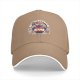Black Baseball Cap with Muscular Cat Gym Graphic Print