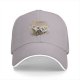 Black baseball cap with 'Make Coffee Not War' graphic print