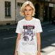 Olive t-shirt with angry gaming wolf graphic and funny apology text