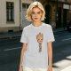 Olive Green T-Shirt with Smiling Baby Groot Graphic