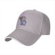 Black Baseball Cap With Cartoon Dog Characters Graphic