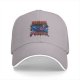 Black Baseball Cap With Skeleton Graphic And More Power Text