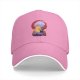 Black Baseball Cap With Anime Character Sunset Ship Art Print