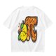Olive green t-shirt with pear pi pie graphic design