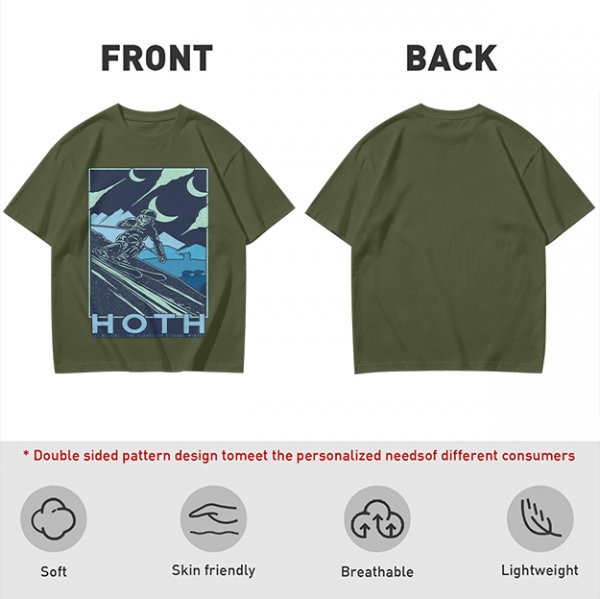 Hoth Skiing Graphic Tee for Winter Sports Fans