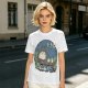 Totoro Forest Scene Graphic Tee for Anime Fans